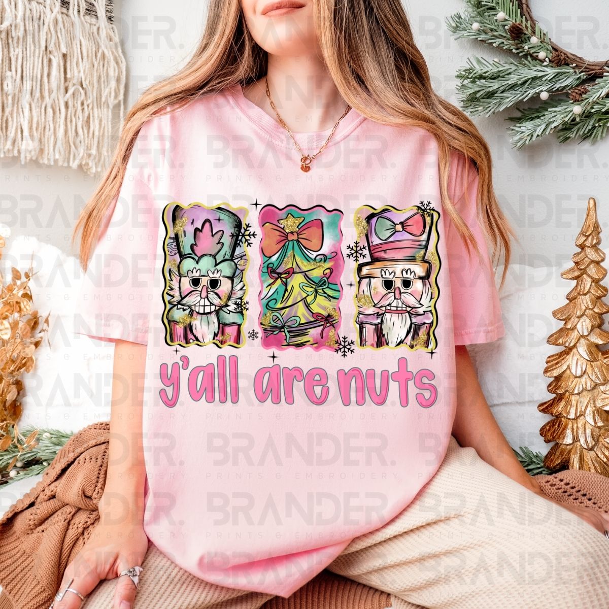 COQUETTE Y'ALL ARE NUTS - DTF TRANSFER