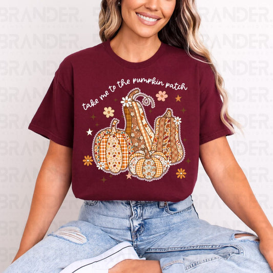 TAKE ME TO THE PUMPKIN PATCH - DTF TRANSFER