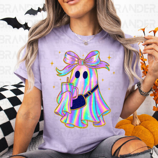 COQUETTE IRIDESCENT GHOST - DTF TRANSFER