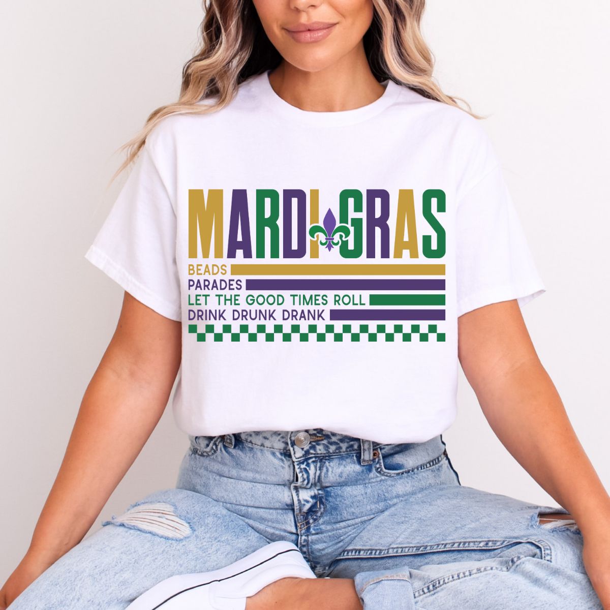 MARDI GRAS - DTF TRANSFER