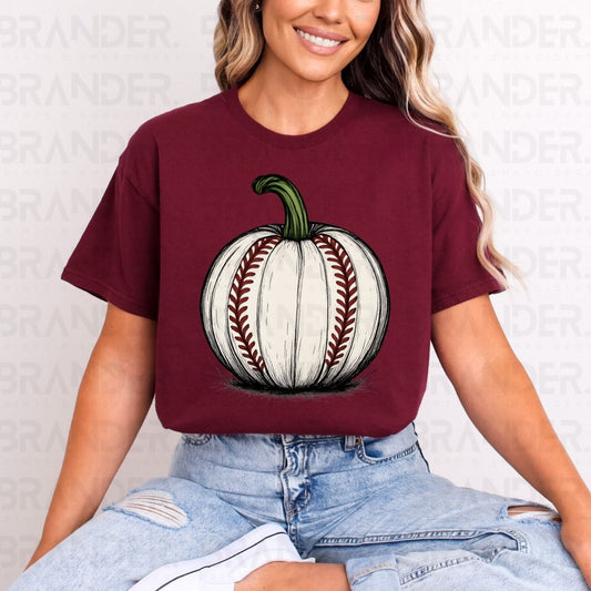 BASEBALL PUMPKIN - DTF TRANSFER