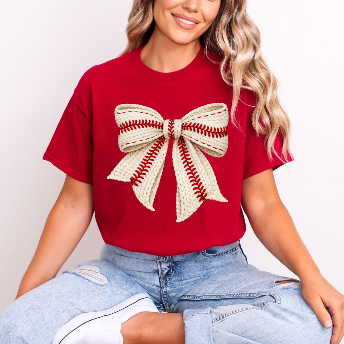 COQUETTE BASEBALL BOW - DTF TRANSFER