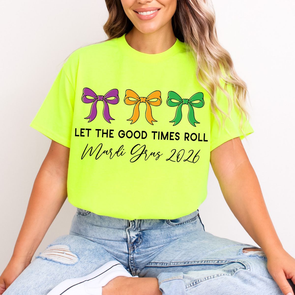 COQUETTE LET THE GOOD TIMES ROLL - DTF TRANSFER