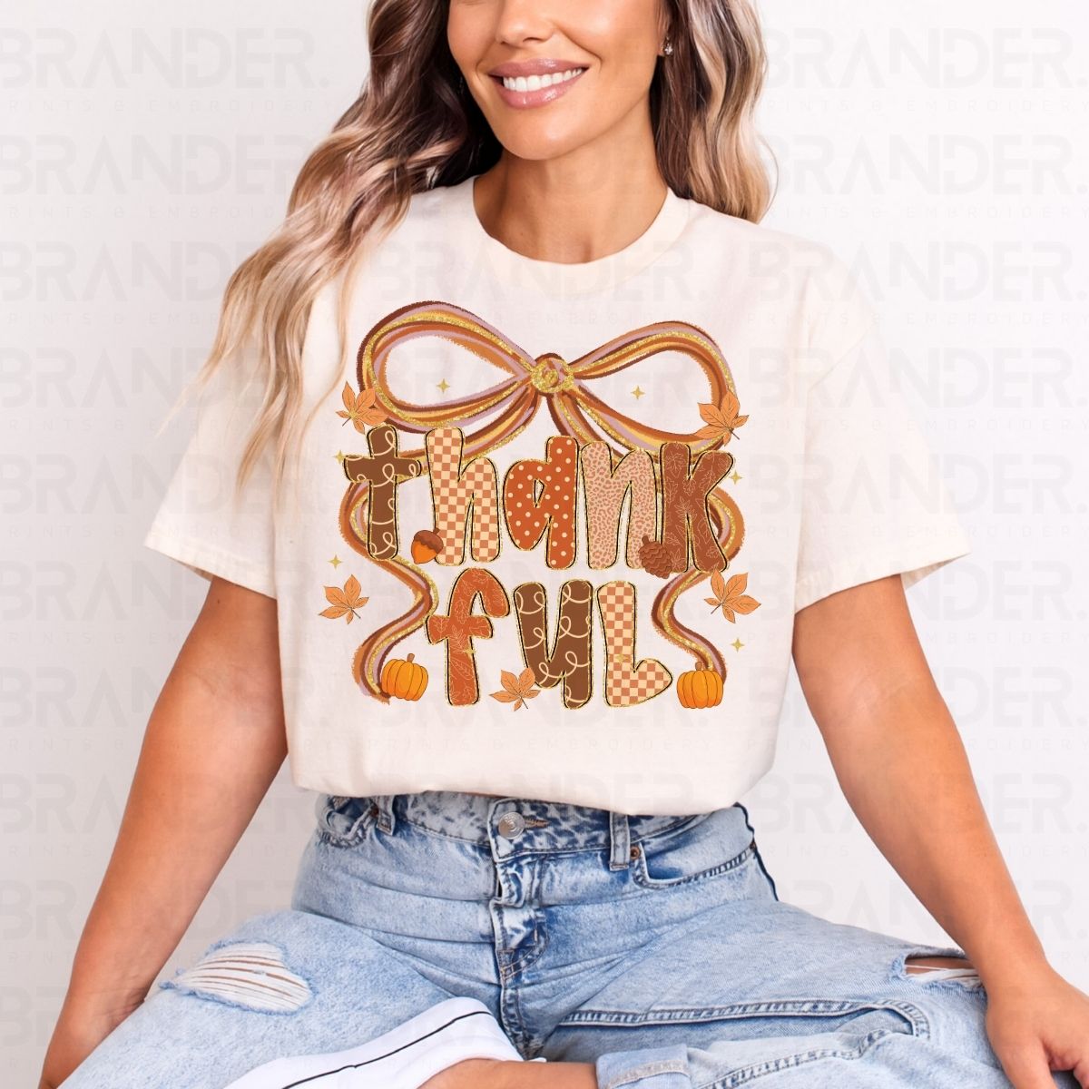 COQUETTE THANKFUL - DTF TRANSFER