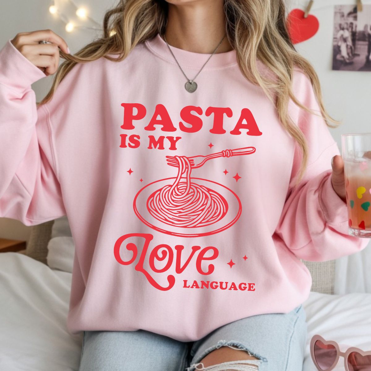 PASTA IS MY LOVE LANGUAGE - DTF TRANSFER