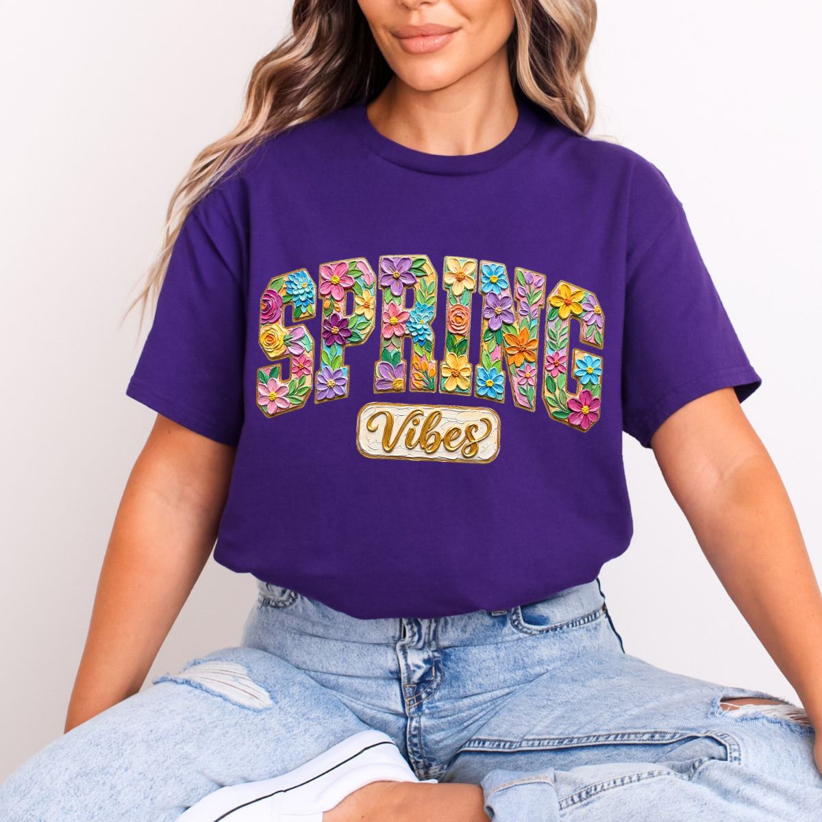 PAINTED SPRING VIBES - DTF TRANSFER
