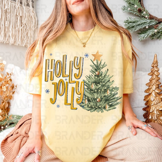 HOLLY JOLLY - DTF TRANSFER