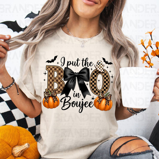 COQUETTE I PUT THE BOO IN BOUJEE - DTF TRANSFER