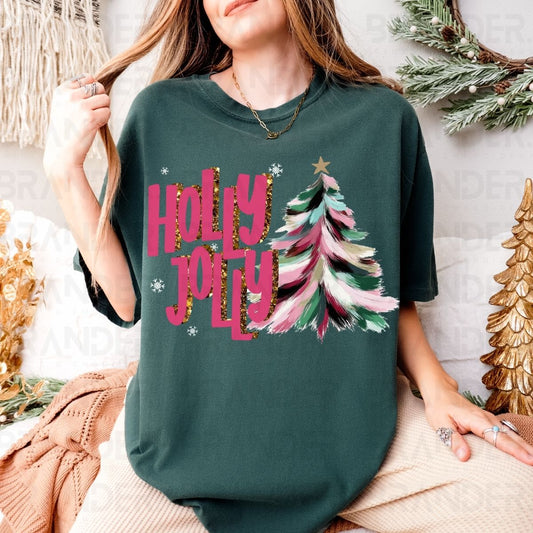 HOLLY JOLLY - DTF TRANSFER