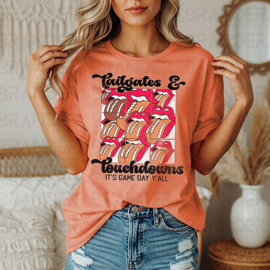 TAILGATES & TOUCHDOWNS - DTF TRANSFER