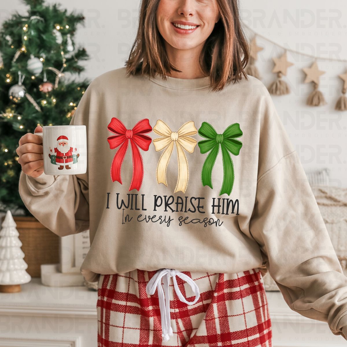 COQUETTE I WILL PRAISE HIM IN EVERY SEASON - COMPLETED TEE