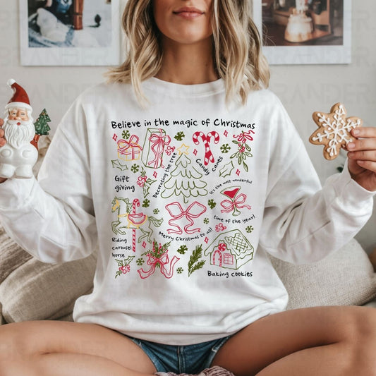 COQUETTE BELIEVE IN THE MAGIC OF CHRISTMAS - DTF TRANSFER