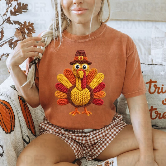 TURKEY *FAUX YARN* - DTF TRANSFER