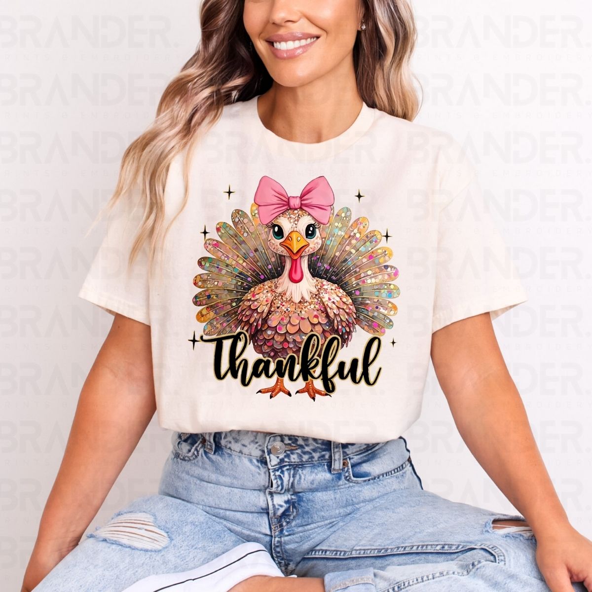 COQUETTE THANKFUL - DTF TRANSFER