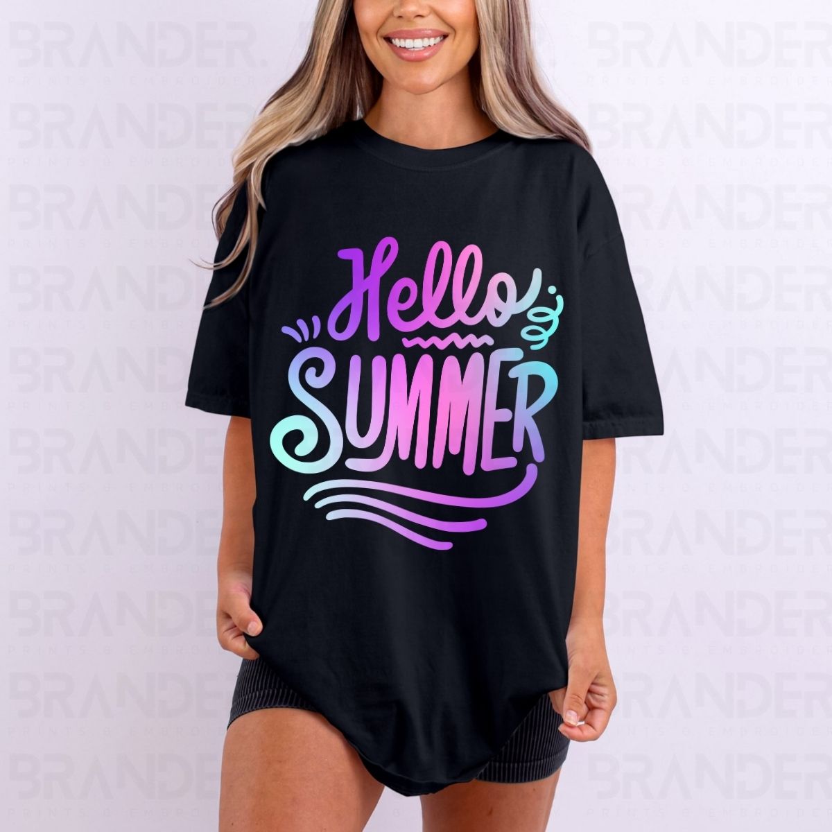 HELLO SUMMER - DTF TRANSFER