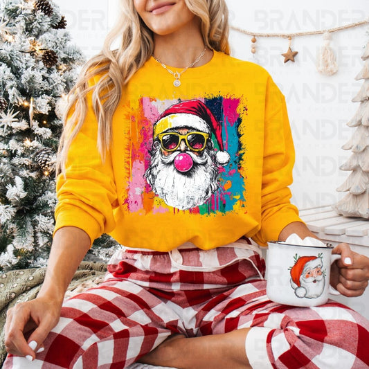 WATERCOLOR SANTA - DTF TRANSFER