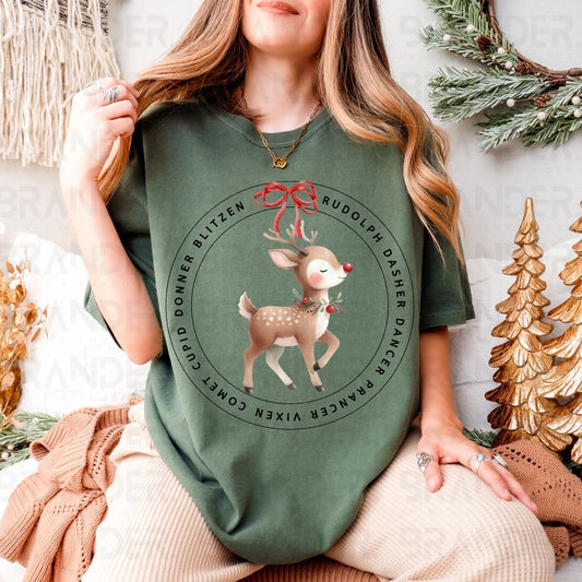 COQUETTE SANTAS REINDEER - DTF TRANSFER