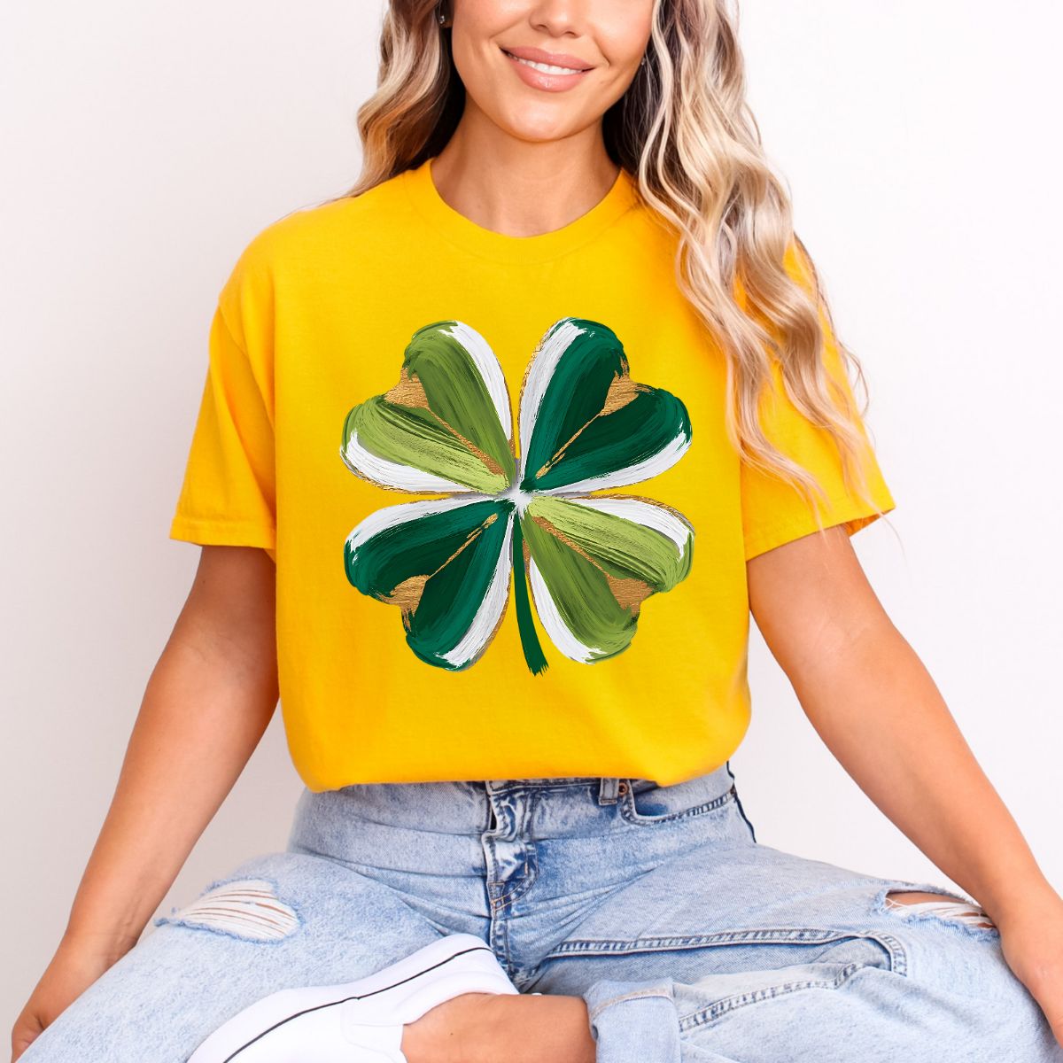 PAINTED CLOVER - DTF TRANSFER