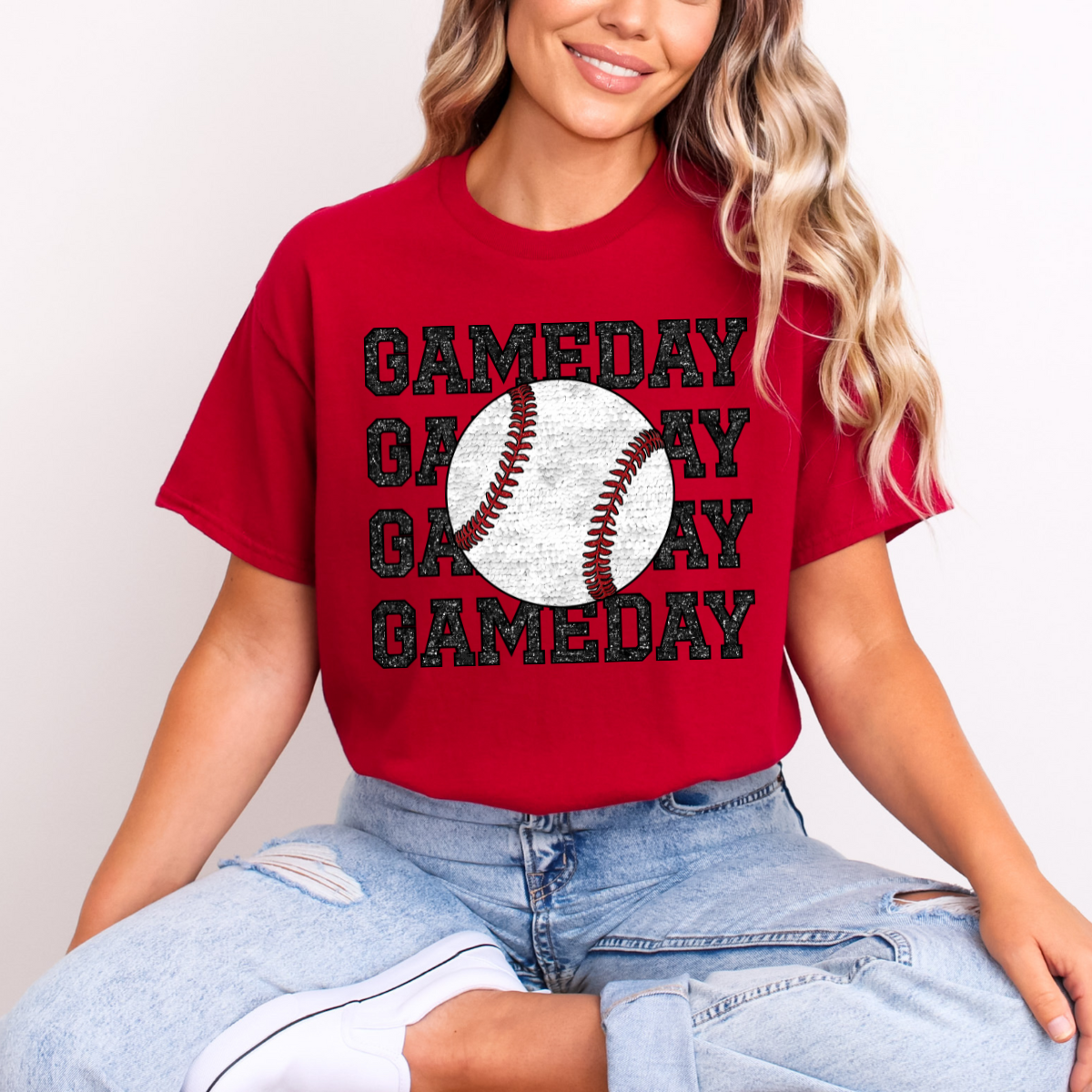 GAME DAY *FAUX SEQUIN* - DTF TRANSFER