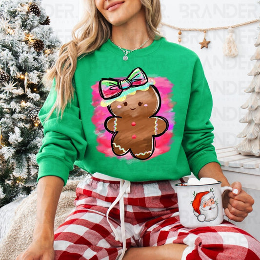 COQUETTE GINGERBREAD GIRLY - DTF TRANSFER