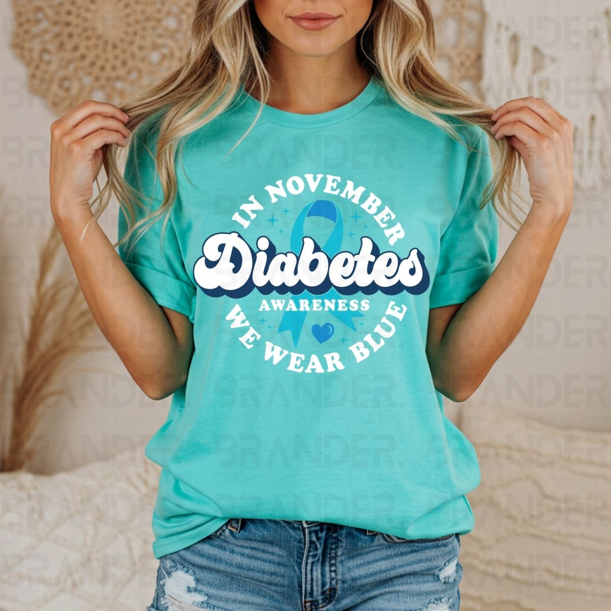 IN NOVEMBER WE WEAR BLUE - DTF TRANSFER