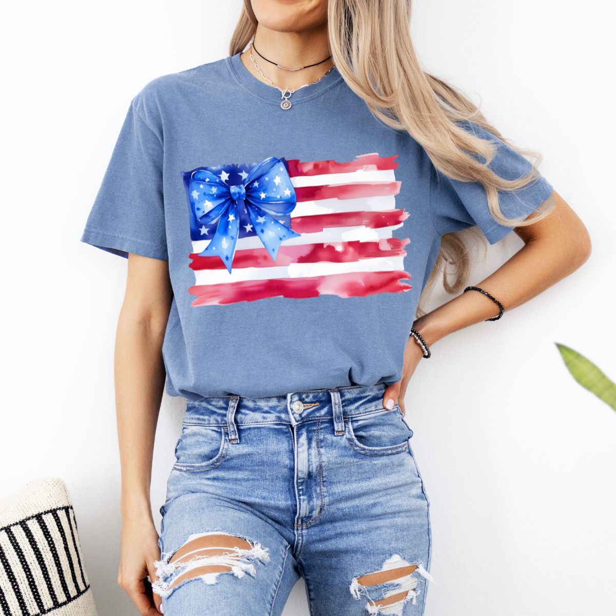 COQUETTE AMERICAN FLAG - DTF TRANSFER