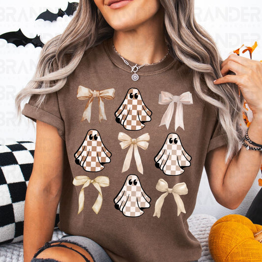 COQUETTE GHOSTS & BOWS - DTF TRANSFER