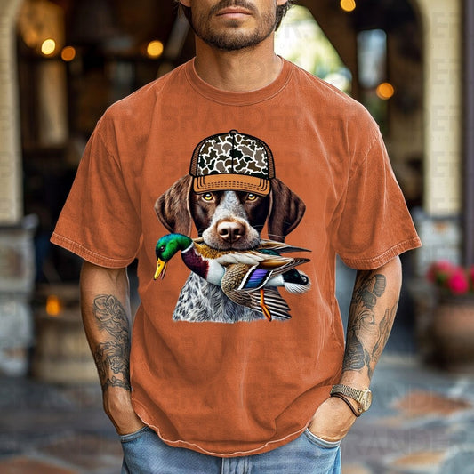 BROWN LAB DUCK HUNTER - DTF TRANSFER