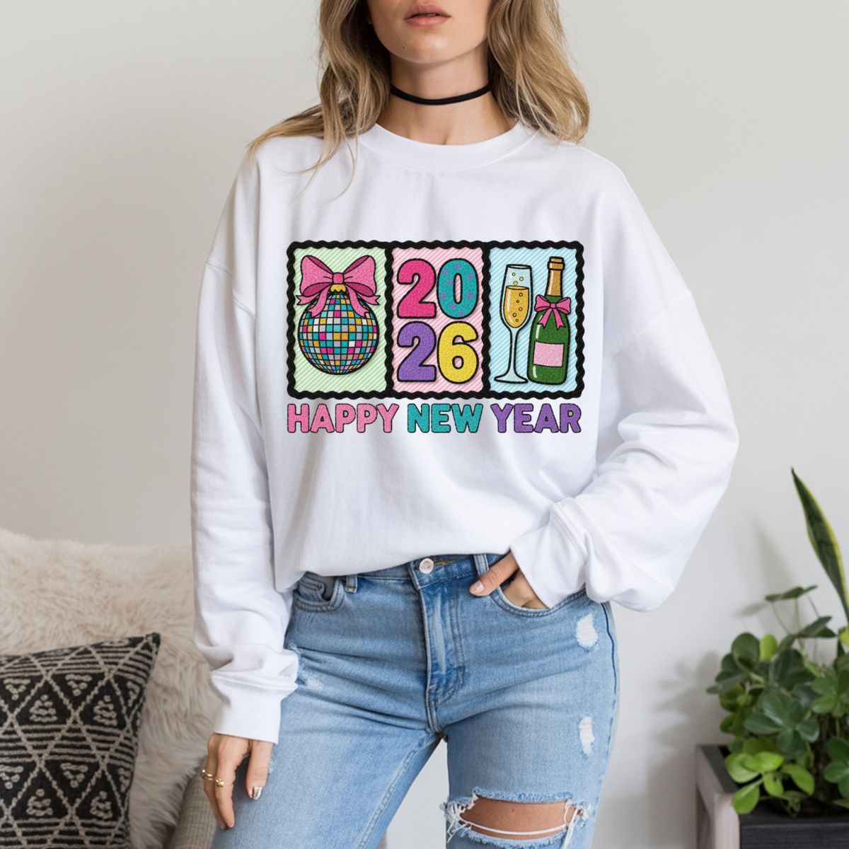 COQUETTE HAPPY NEW YEAR - DTF TRANSFER