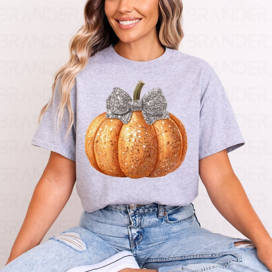 COQUETTE PUMPKIN *FAUX GLITTER* - DTF TRANSFER