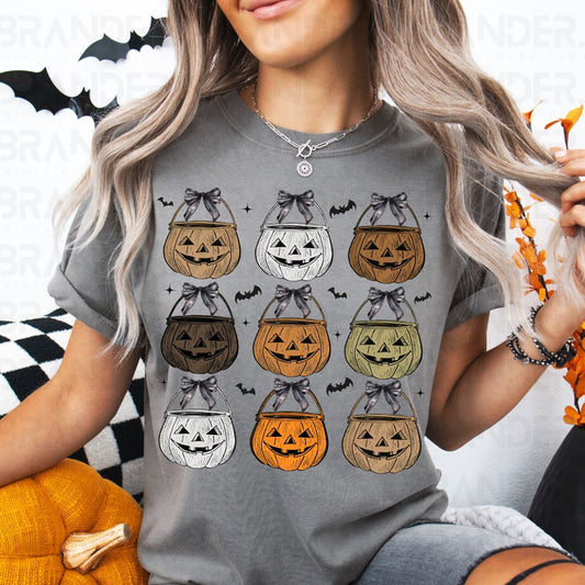 COQUETTE JACK O LANTERN COLLAGE - DTF TRANSFER