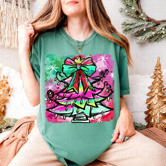 COQUETTE CHRISTMAS TREE - DTF TRANSFER