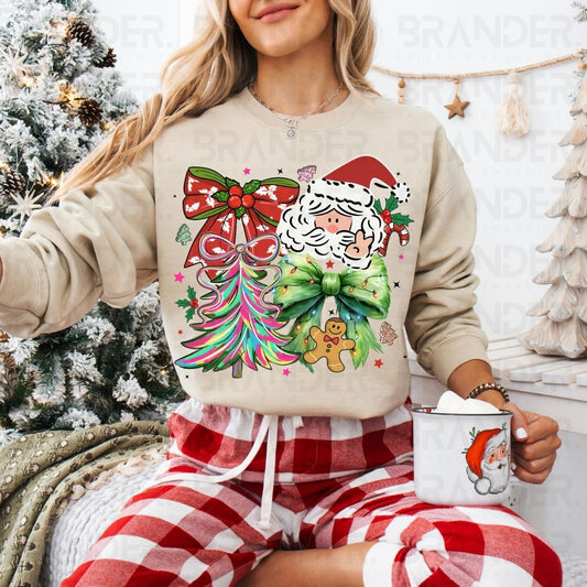 COQUETTE CHRISTMAS DOODLE - DTF TRANSFER