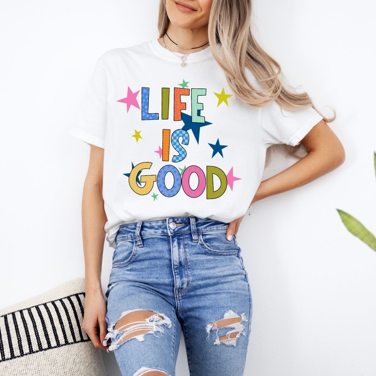 LIFE IS GOOD - DTF TRANSFER