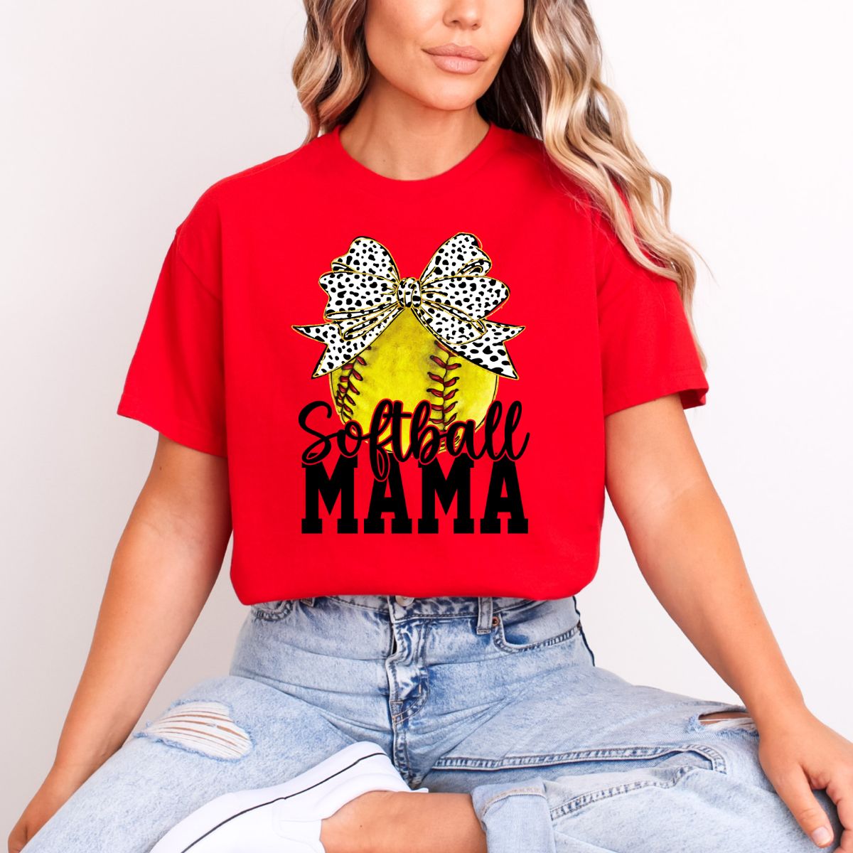 COQUETTE SOFTBALL MAMA - DTF TRANSFER