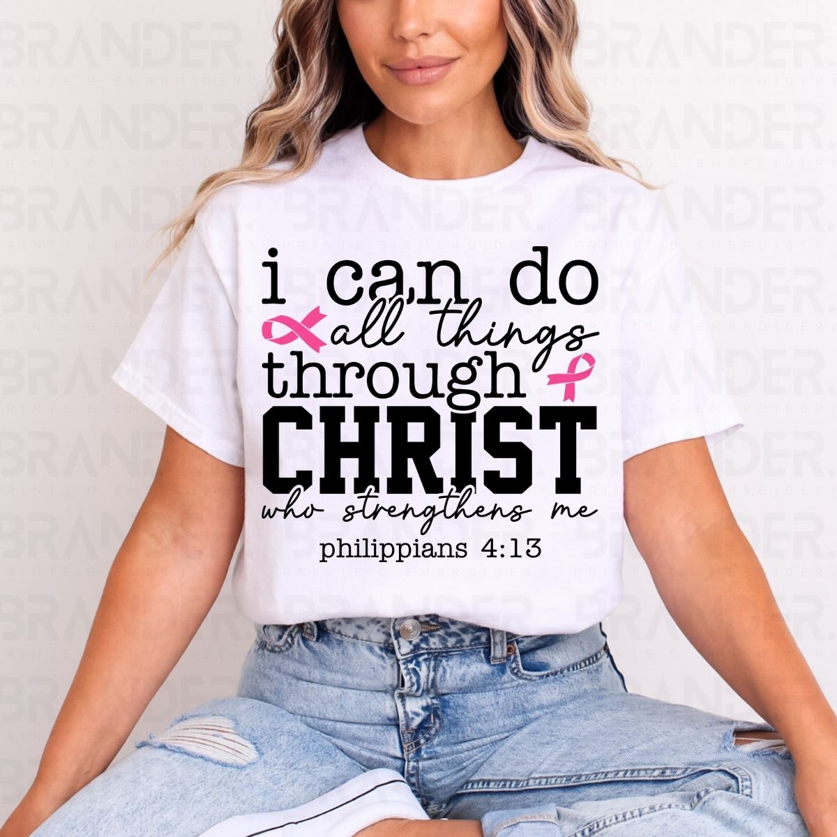 I CAN DO ALL THINGS THROUGH CHRIST - DTF TRANSFER