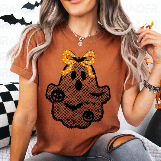 COQUETTE GHOST *FAUX LACE* - DTF TRANSFER