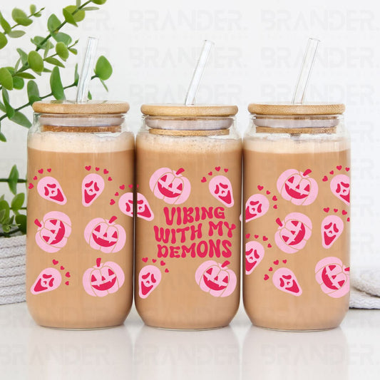 VIBING WITH MY DEMONS - 16 OZ - UVDTF