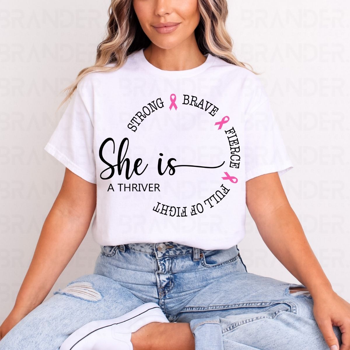 SHE IS A THRIVER - DTF TRANSFER
