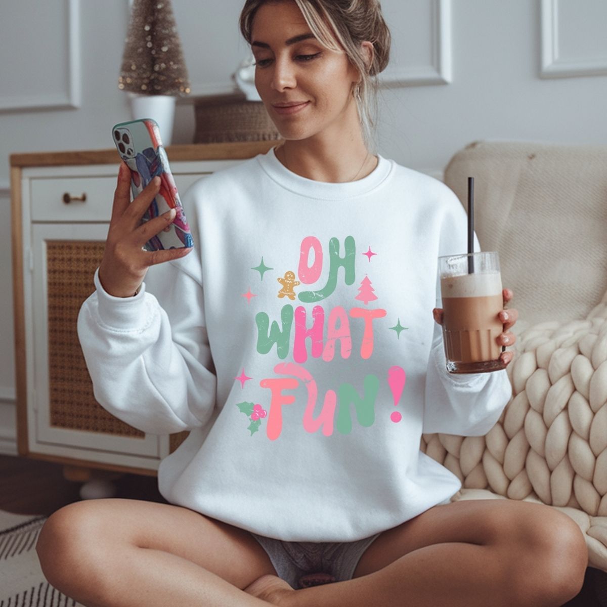 OH WHAT FUN! *DISTRESSED* - DTF TRANSFER