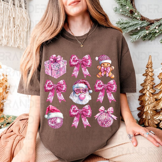 COQUETTE CHRISTMAS DOODLE - DTF TRANSFER