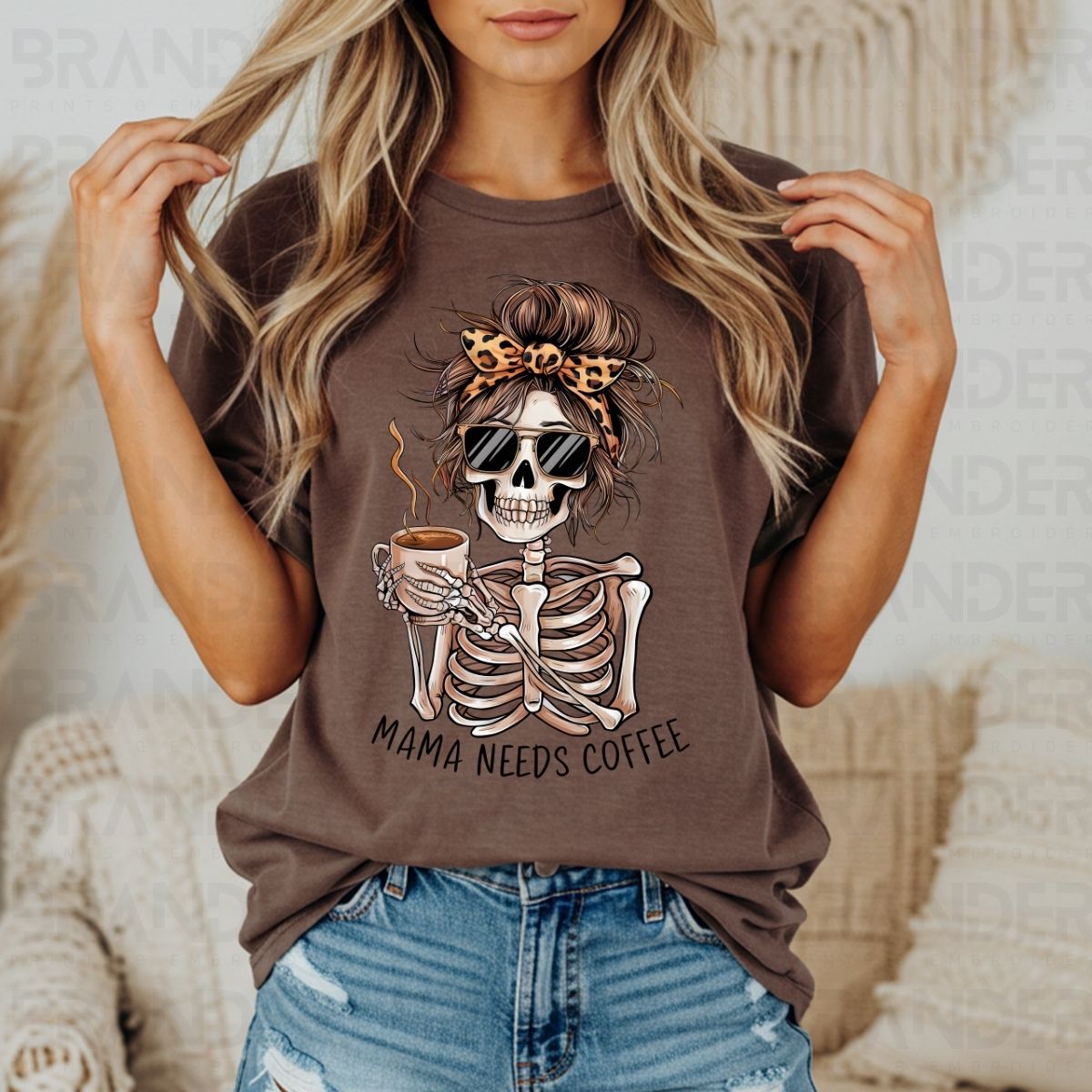 MAMA NEEDS COFFEE - DTF TRANSFER