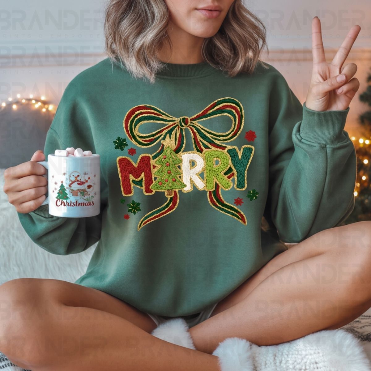 COQUETTE MERRY *FAUX YARN* - DTF TRANSFER