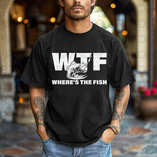 WTF WHERE'S THE FISH - DTF TRANSFER