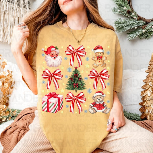 COQUETTE CHRISTMAS DOODLE - DTF TRANSFER