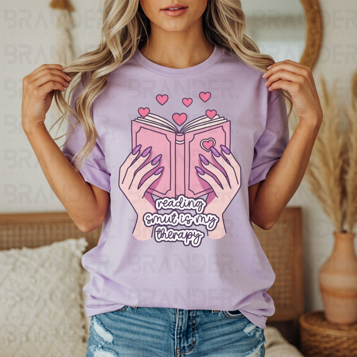 READING SMUT IS MY THERAPY - DTF TRANSFER