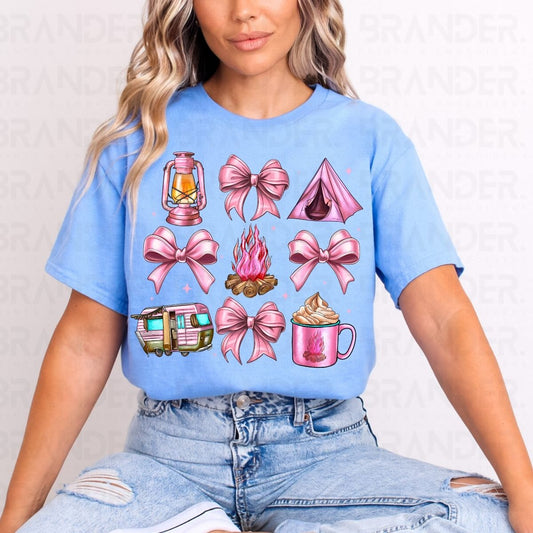 COQUETTE CAMPING COLLAGE - DTF TRANSFER