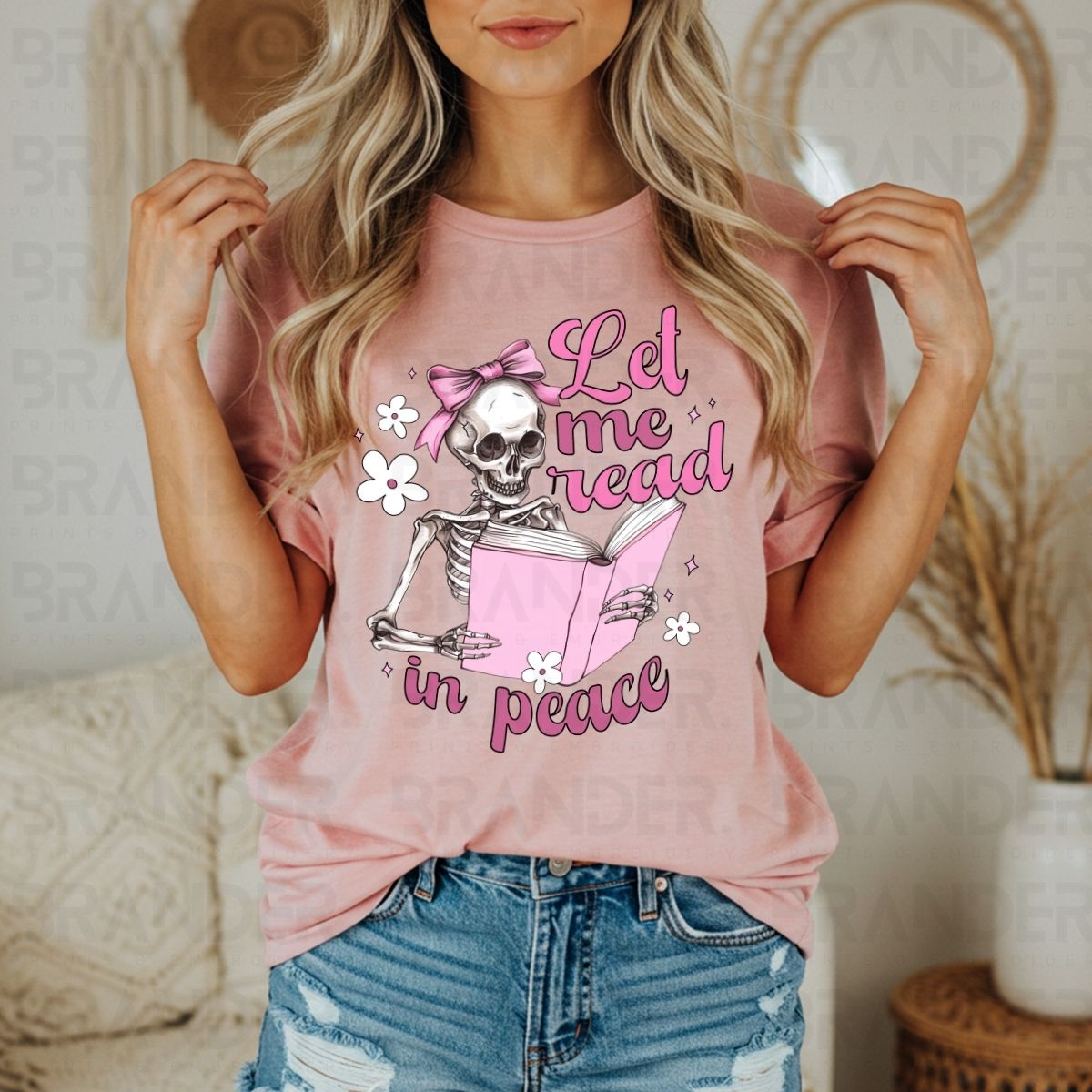 COQUETTE LET ME READ IN PEACE - DTF TRANSFER