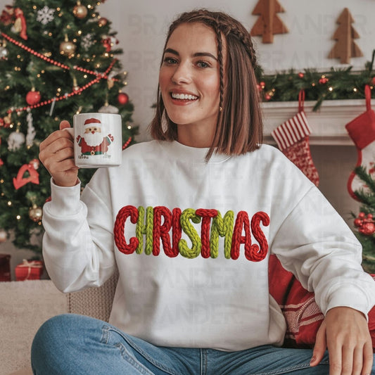 CHRISTMAS *FAUX YARN* - DTF TRANSFER