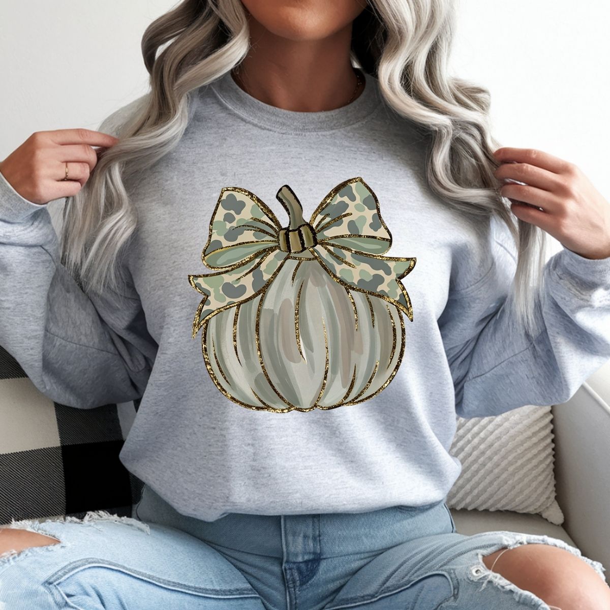 COQUETTE CAMO PUMPKIN - DTF TRANSFER